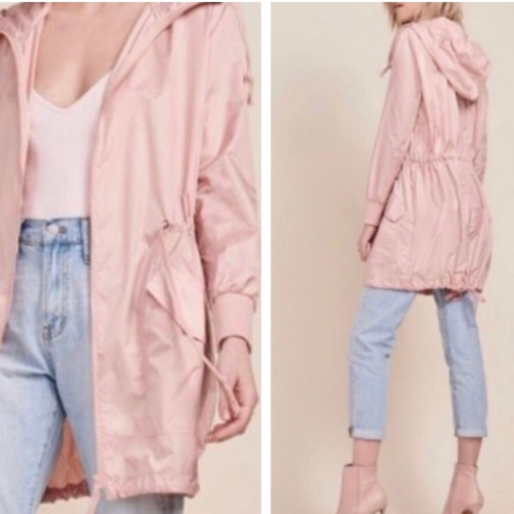 BB Dakota Flynn Rain Jacket  Dusty Light Pink